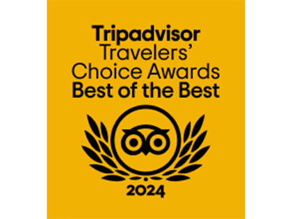 Tripadvisor Travellers' Choice award 2024.
