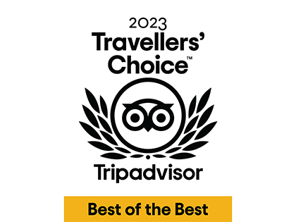 Tripadvisor Travellers' Choice award 2023.