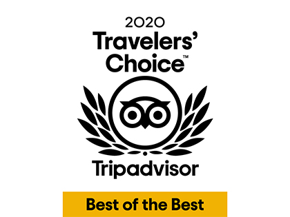 Tripadvisor Travellers' Choice award 2020.