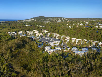 Aerial view of Noosa Resort