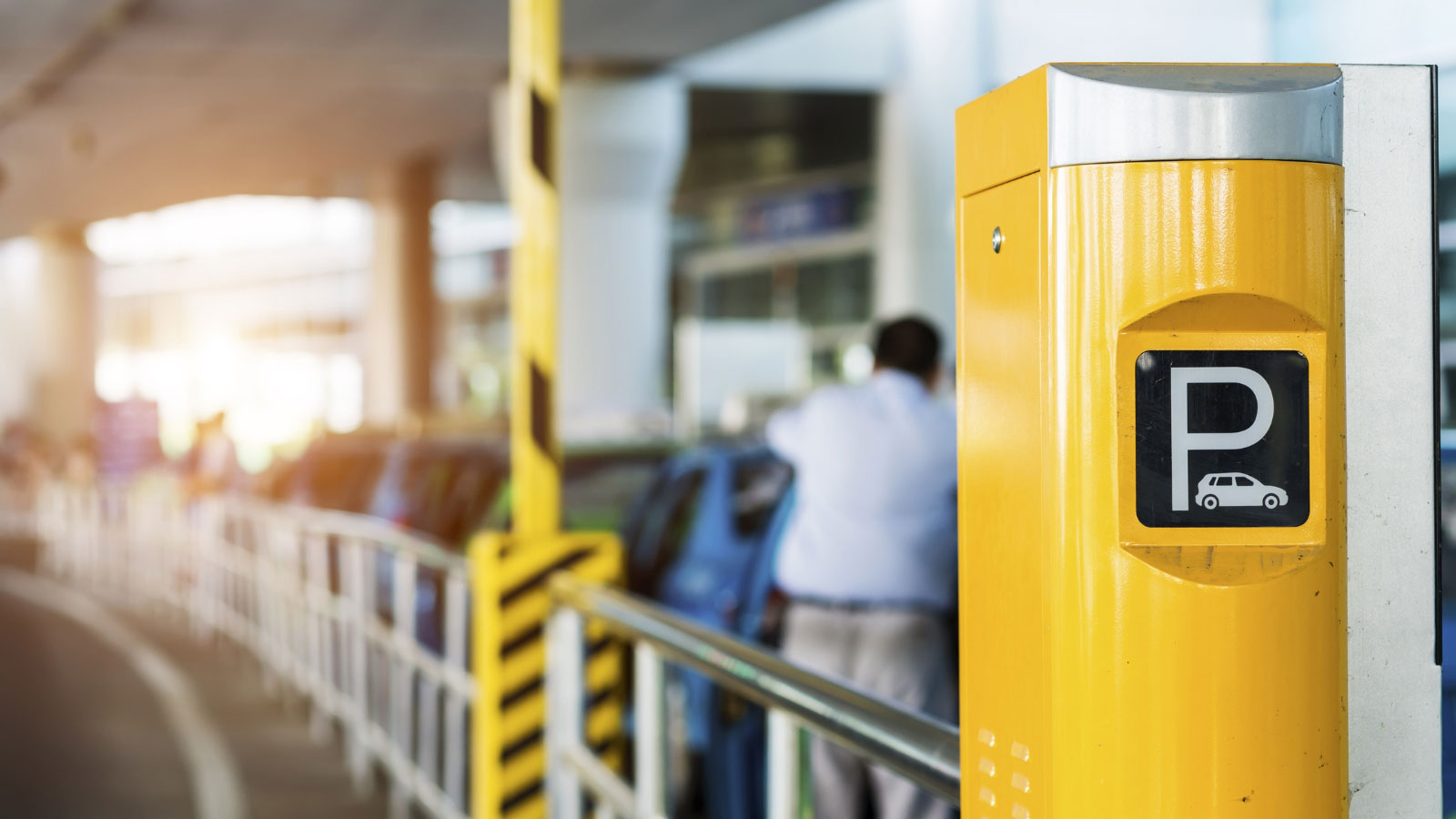 Airport parking section at an Airport