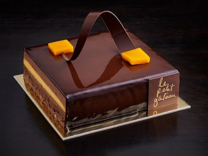 The Brownie Passionfruit Gateau at Le Petit Gateau.