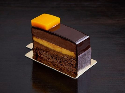 The small Brownie Passionfruit Gateau at Le Petit Gateau.