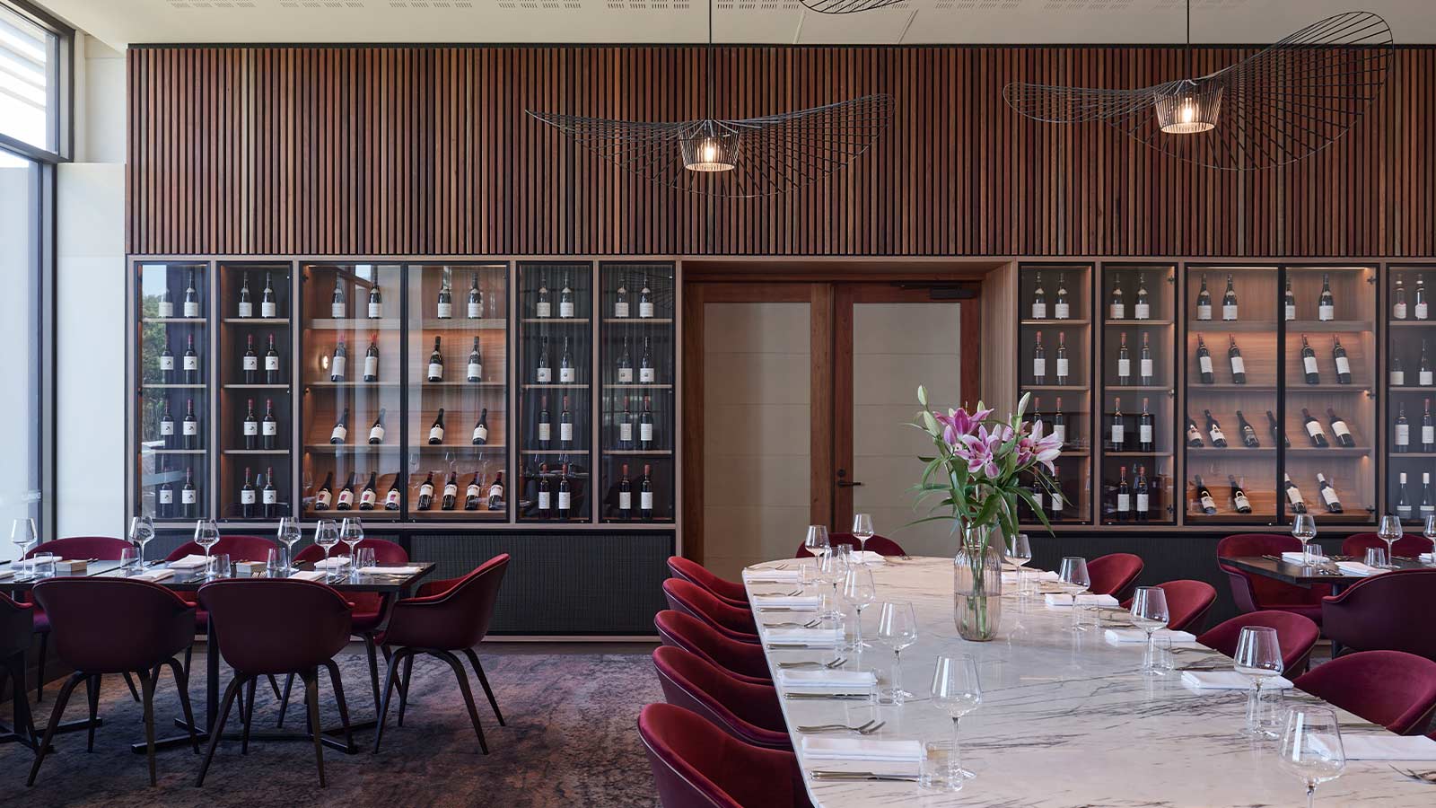 Healesville Banyalla restaurant setup.