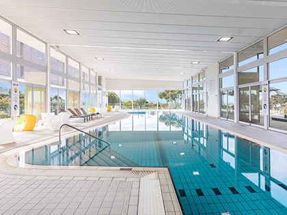 Indoor pool at RACV Inverloch Resort.