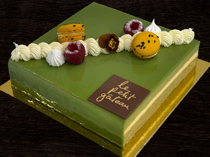 Madame Yuzu Green Tea cake