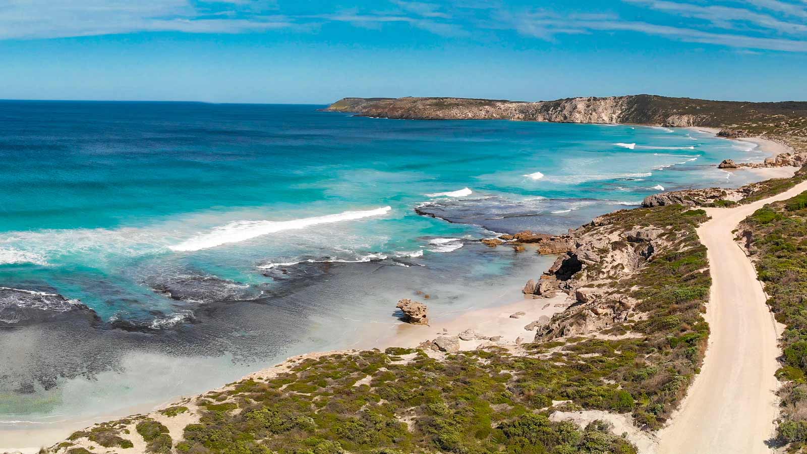 Panoramic shot of Pennington Bay.