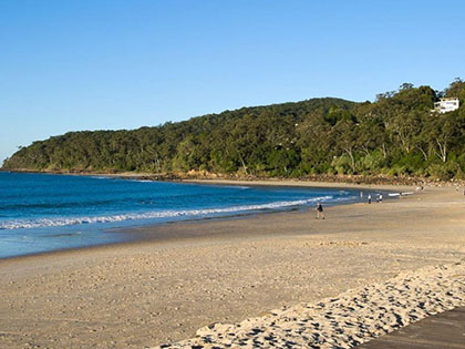 Image of beach on Australia's Sunshine Coast in Queensland.